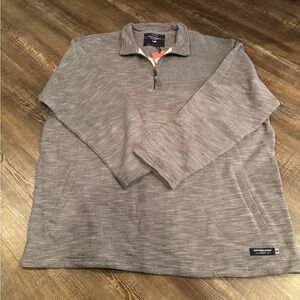 Southern Marsh Heathered Gray Quarter-Zip Pullover